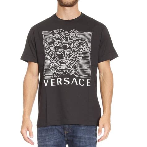 versace t shirt herren schwarz|versace t shirt men price.